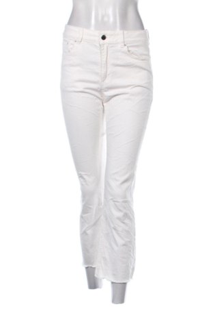 Pantaloni de femei United Colors Of Benetton, Mărime M, Culoare Ecru, Preț 129,99 Lei