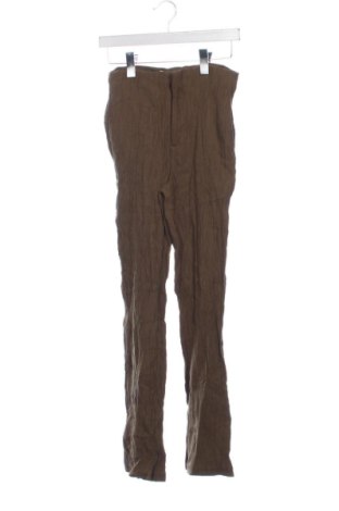 Dámske nohavice Zara, Veľkosť XS, Farba Zelená, Cena  16,95 €