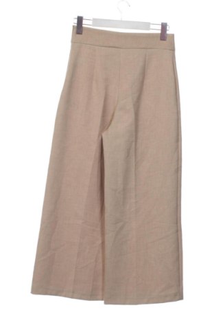 Γυναικείο παντελόνι Zara, Μέγεθος XS, Χρώμα  Μπέζ, Τιμή 16,99 €