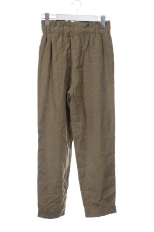 Damskie spodnie Zara, Rozmiar XS, Kolor Zielony, Cena 72,99 zł