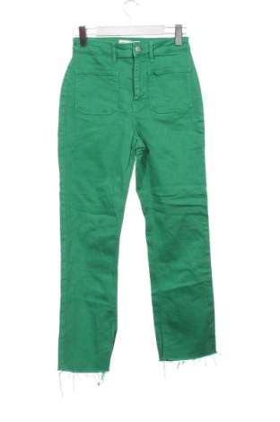 Γυναικείο παντελόνι Zara, Μέγεθος XS, Χρώμα Πράσινο, Τιμή 16,99 €