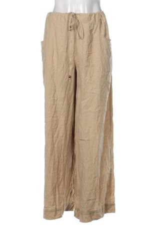 Damenhose Zara, Größe L, Farbe Beige, Preis 17,99 €