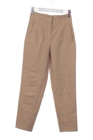 Damskie spodnie Zara, Rozmiar XS, Kolor Beżowy, Cena 72,99 zł