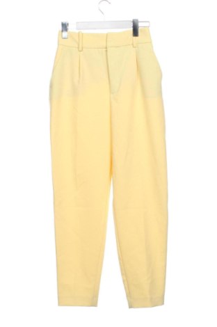 Damskie spodnie Zara, Rozmiar XS, Kolor Żółty, Cena 72,99 zł