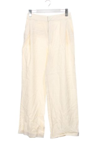 Pantaloni de femei Zara, Mărime XS, Culoare Ecru, Preț 85,99 Lei