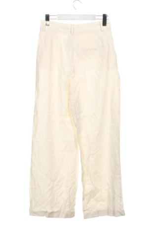 Pantaloni de femei Zara, Mărime XS, Culoare Ecru, Preț 85,99 Lei