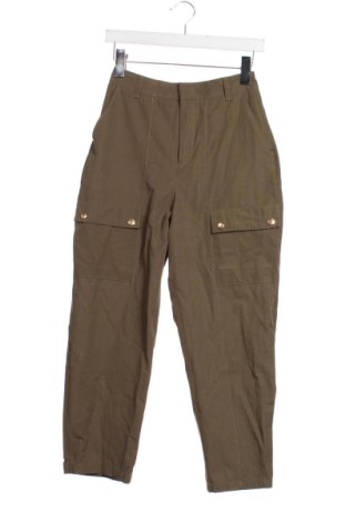 Pantaloni de femei Zara, Mărime XXS, Culoare Verde, Preț 72,99 Lei