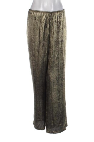 Дамски панталон Zara, Размер L, Цвят Златист, Цена 14,00 €