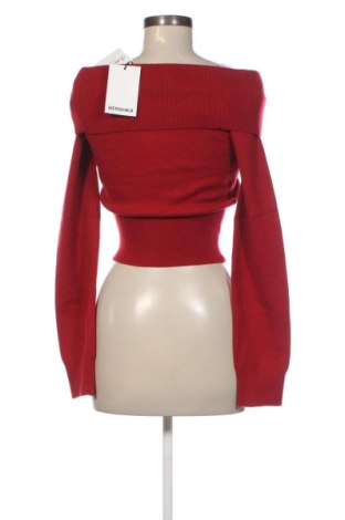 Damski sweter Bershka, Rozmiar M, Kolor Czerwony, Cena 123,99 zł