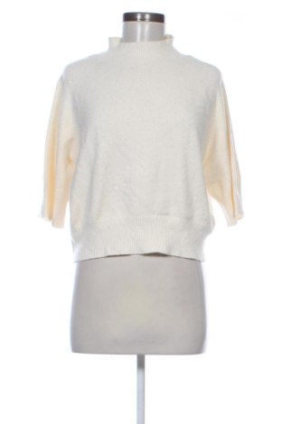 Damski sweter Kontatto, Rozmiar L, Kolor ecru, Cena 110,99 zł
