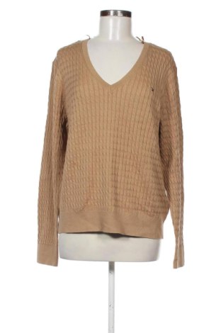 Damenpullover Tommy Hilfiger, Größe XXL, Farbe Beige, Preis 72,99 €