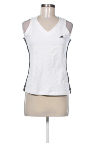 Дамски спортен топ Adidas, Размер M, Цвят Бял, Цена 17,89 €