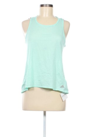 Damen Sporttop Adidas, Größe S, Farbe Blau, Preis 17,36 €