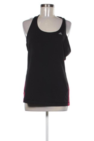 Damen Sporttop Adidas, Größe L, Farbe Schwarz, Preis 17,00 €