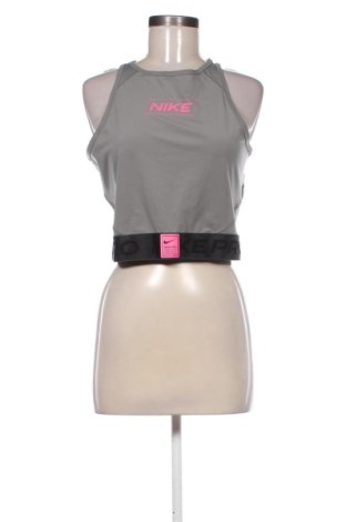 Γυναίκειο αθλητικό τοπ Nike, Μέγεθος L, Χρώμα Γκρί, Τιμή 17,00 €