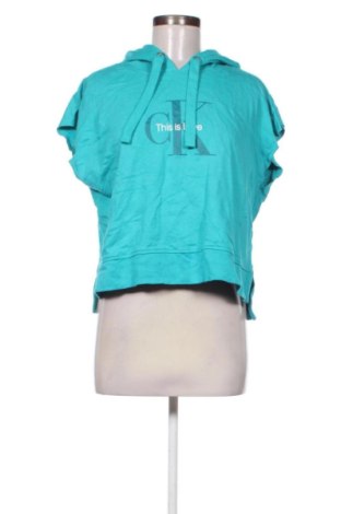 Дамски суитшърт Calvin Klein Jeans, Размер M, Цвят Син, Цена 35,27 €