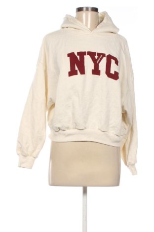 Γυναικείο φούτερ Pull&Bear, Μέγεθος M, Χρώμα Εκρού, Τιμή 15,00 €