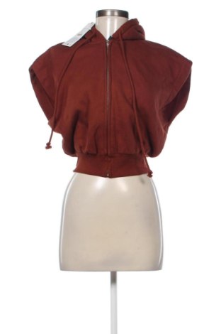 Дамски суитшърт Zara, Размер S, Цвят Кафяв, Цена 23,60 €, #136415908
