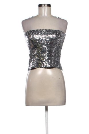 Top de femei Authentic Clothing Company, Mărime XS, Culoare Argintiu, Preț 91,99 Lei
