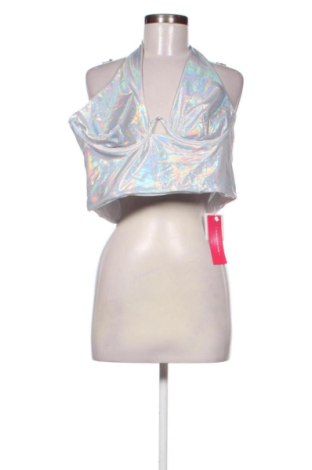 Női top SHEIN, Méret 3XL, Szín Ezüstös, Ár 11 839 Ft