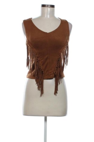 Γυναικείο τοπ Unbranded, Μέγεθος XS, Χρώμα Καφέ, Τιμή 22,85 €