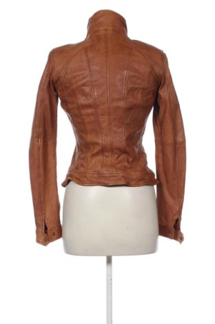 Damen Lederjacke Bershka, Größe M, Farbe Braun, Preis 49,68 €