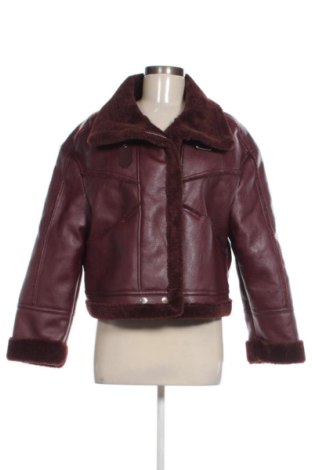 Damen Lederjacke Bershka, Größe S, Farbe Lila, Preis € 29,67