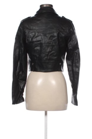 Dámská kožená bunda  Bershka, Velikost L, Barva Černá, Cena  879,00 Kč