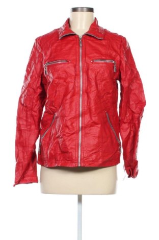 Дамско кожено яке C&A, Размер L, Цвят Червен, Цена 48,06 €