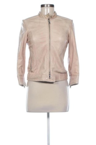 Damen Lederjacke Emporio Armani, Größe M, Farbe Beige, Preis 835,45 €