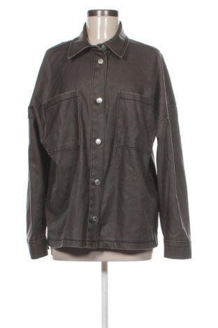 Damen Lederjacke Fb Sister, Größe L, Farbe Grau, Preis € 28,77