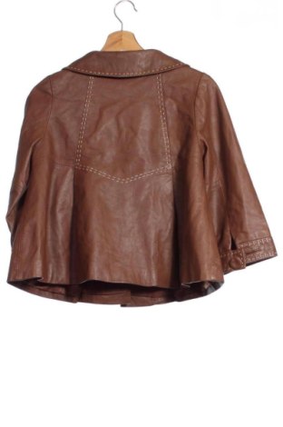 Damen Lederjacke H&M, Größe XS, Farbe Braun, Preis 49,68 €