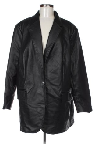 Damen Lederjacke H&M, Größe XXL, Farbe Schwarz, Preis 38,99 €