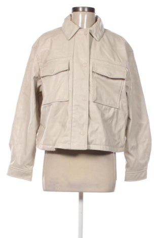 Dámská kožená bunda  H&M Divided, Velikost M, Barva Béžová, Cena  879,00 Kč