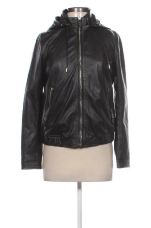 Дамско кожено яке Massimo Dutti, Размер S, Цвят Черен, Цена 80,18 €