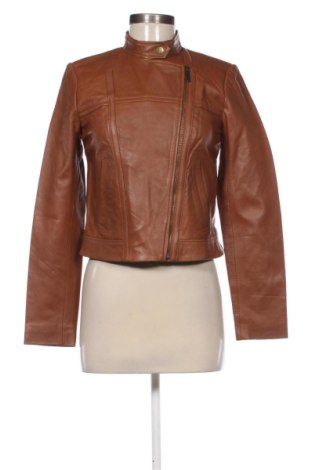 Дамско кожено яке Michael Kors, Размер S, Цвят Кафяв, Цена 402,91 €