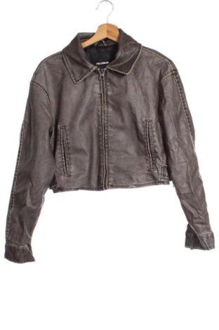 Dámská kožená bunda  Pull&Bear, Velikost XS, Barva Hnědá, Cena  629,00 Kč, #136415900