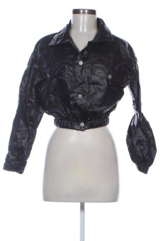 Damen Lederjacke SHEIN, Größe M, Farbe Schwarz, Preis 38,99 €