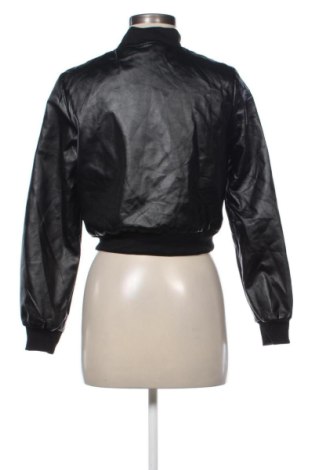 Дамско кожено яке SHEIN, Размер XS, Цвят Черен, Цена 30,16 €