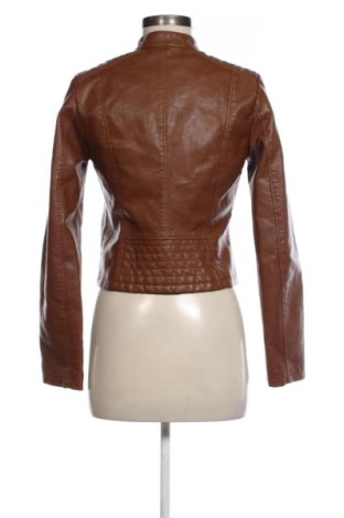 Damen Lederjacke Stradivarius, Größe S, Farbe Braun, Preis 29,67 €