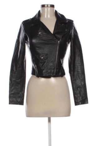Дамско кожено яке Tally Weijl, Размер XS, Цвят Черен, Цена 37,32 €, #136391076