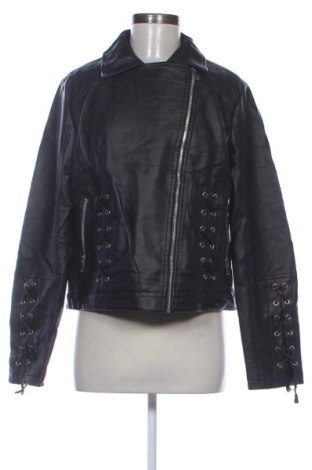 Γυναικείο δερμάτινο μπουφάν Unbranded, Μέγεθος XXL, Χρώμα Μαύρο, Τιμή 35,99 €