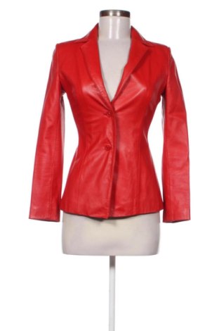Damen Lederjacke Unbranded, Größe XXS, Farbe Rot, Preis € 35,41