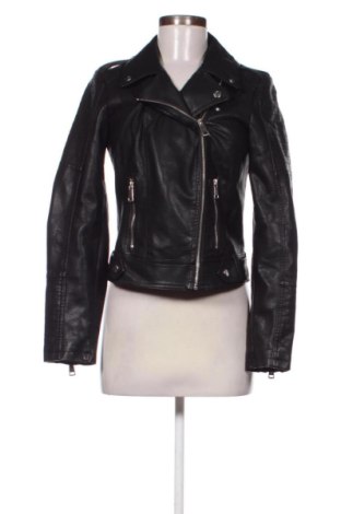 Damen Lederjacke Vero Moda, Größe M, Farbe Schwarz, Preis 27,99 €