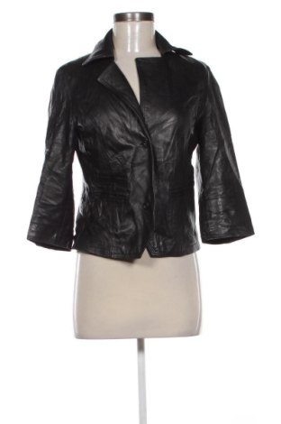 Дамско кожено яке Vintage De Luxe, Размер L, Цвят Черен, Цена 42,43 €