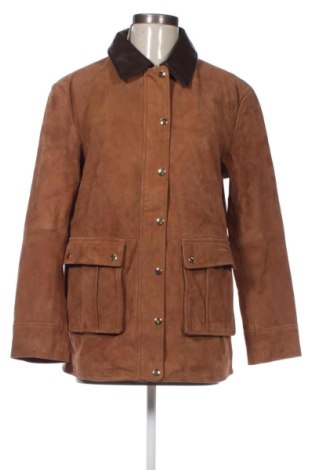 Damen Lederjacke Y.A.S, Größe M, Farbe Braun, Preis 239,99 €