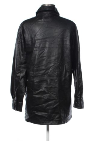 Damen Lederjacke Zara, Größe L, Farbe Schwarz, Preis 27,99 €