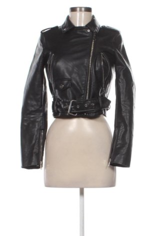 Damen Lederjacke Zara, Größe XS, Farbe Schwarz, Preis € 27,99