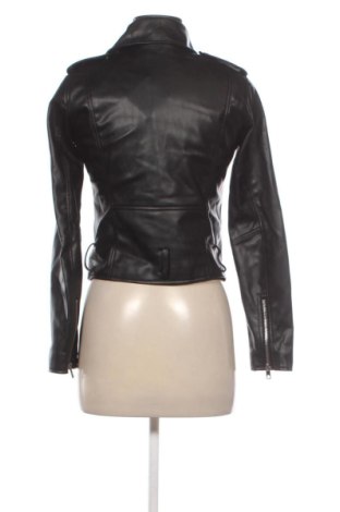 Дамско кожено яке Zara, Размер S, Цвят Черен, Цена 21,00 €
