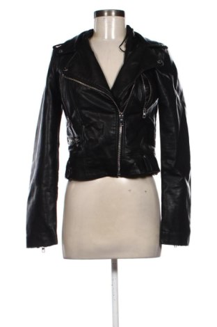 Damen Lederjacke Zara, Größe XS, Farbe Schwarz, Preis 20,91 €